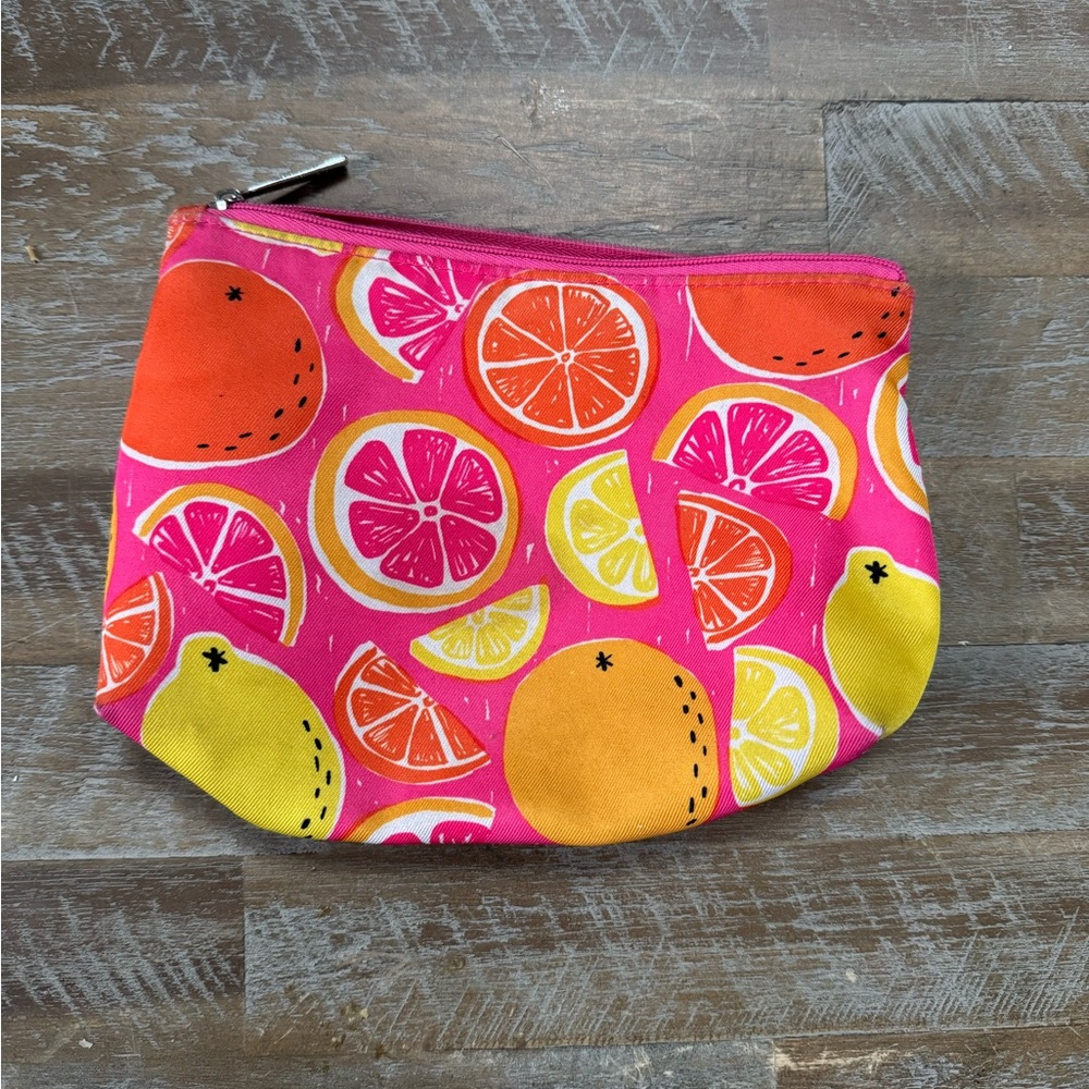 Clinique fruit makeup bag